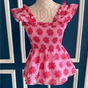 J Marie Elise Ruched Top - M